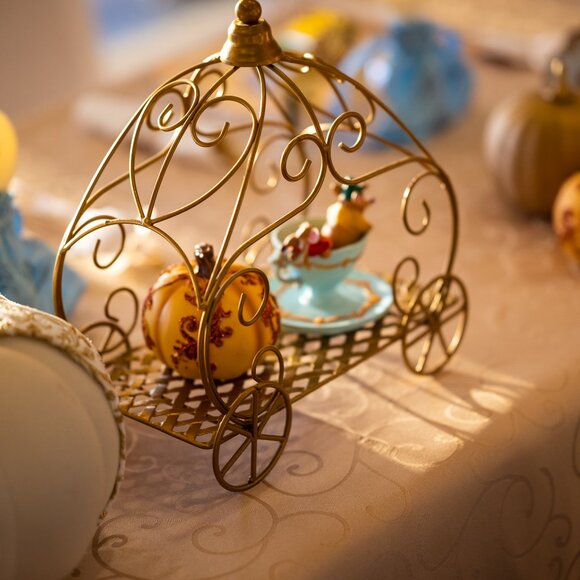 Decorative Mini Pumpkins Cinderella Wedding Set Of 5 - Picture 8 of 9